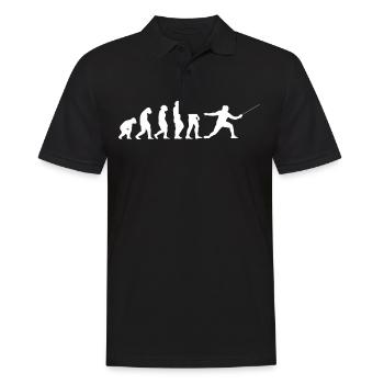 escrime - Polo Homme - noir - Devant - Kai (181cm)