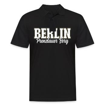 Berlin Prenzlauer Berg - Polo Homme - noir - Devant - Kai (181cm)