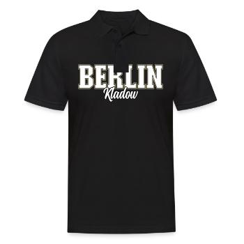 Berlin Kladow - Männer Poloshirt - Schwarz - Vorne - Kai (181cm)