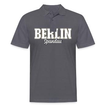 Berlin Spandau - Männer Poloshirt - Anthrazit - Vorne - Nico (186cm)