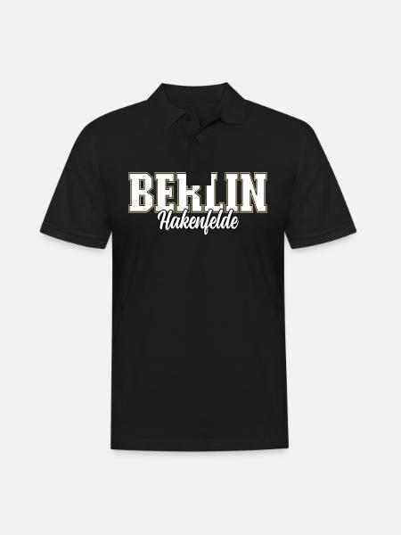 Berlin Hakenfelde - Männer Poloshirt - Schwarz