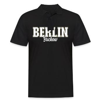 Berlin Buckow - Männer Poloshirt - Schwarz - Vorne - Kai (181cm)