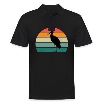 Cigogne Cigogne Bébé Enfants Enfant Bec Cigogne - Polo Homme - noir - Devant - Kai (181cm)