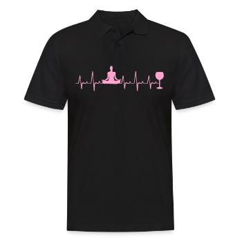Yoga - Polo Homme - noir - Devant - Kai (181cm)