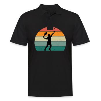 joueur de tennis joueur de tennis club de tennis tennis - Polo Homme - noir - Devant - Kai (181cm)