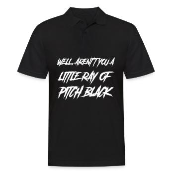 Gothing Saying Funny Well, Aren't You a - Men's Polo Shirt - black - Front - Kai (181cm)
