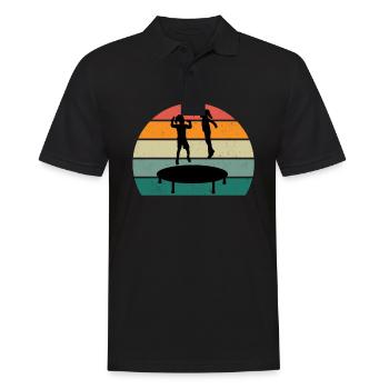 Trampoline jumper Trampoline jumper Trampoline - Men's Polo Shirt - black - Front - Kai (181cm)
