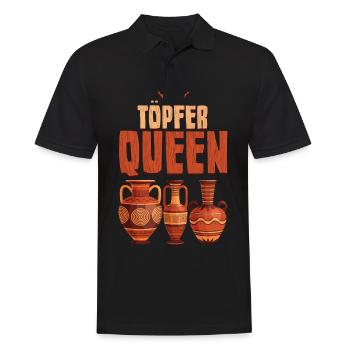 Töpfern - Männer Poloshirt - Schwarz - Vorne - Kai (181cm)