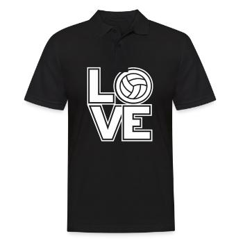 Joueur de volley-ball Schmetterball Volley Volleyball - Polo Homme - noir - Devant - Kai (181cm)