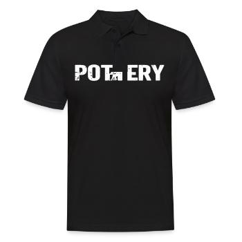 Poterie Töpfern - Polo Homme - noir - Devant - Kai (181cm)