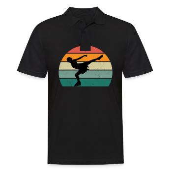 kalt kälte schnee eis schneemann schneeball winter - Männer Poloshirt - Schwarz - Vorne - Kai (181cm)