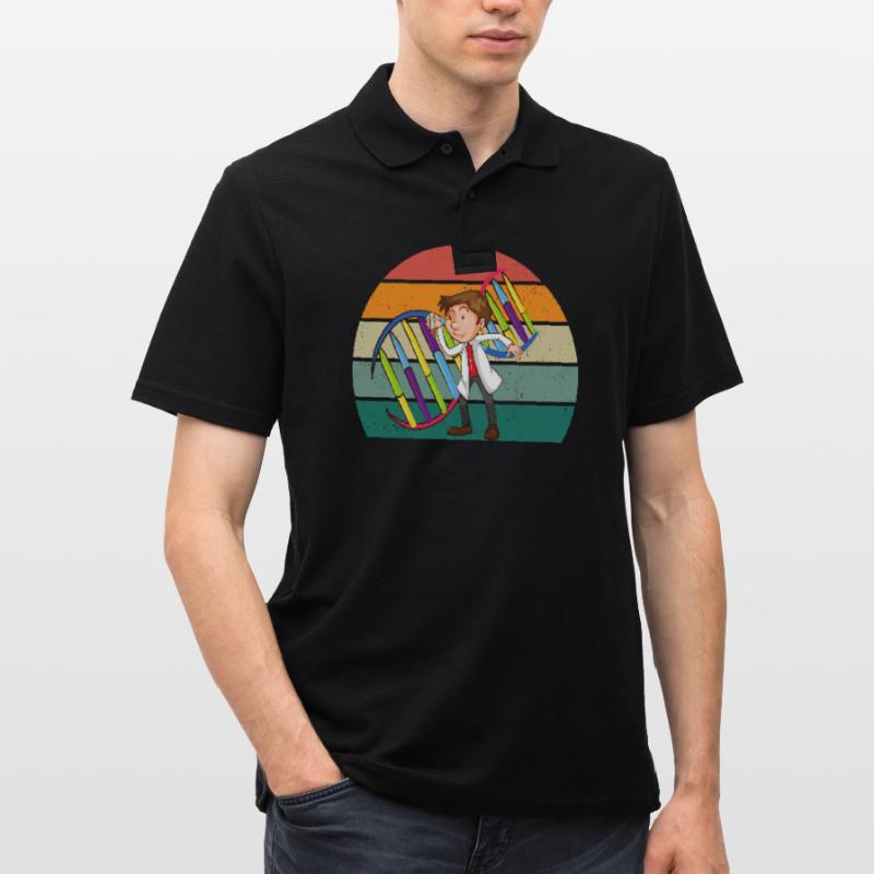 science scientist research knowledge Men's Polo Shirt