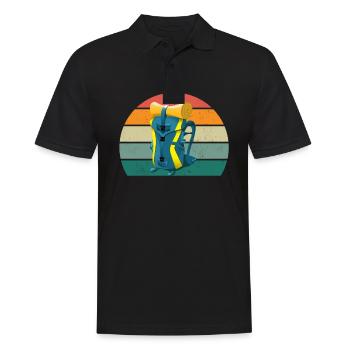 Randonneurs Randonneurs Montagnes Vallée de montagne Vallées Randonnée pédestre - Polo Homme - noir - Devant - Kai (181cm)