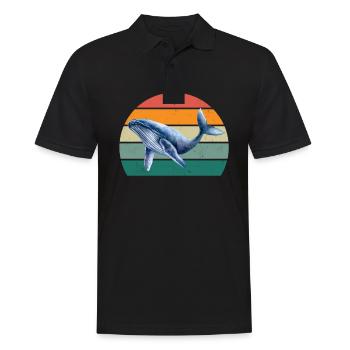 Baleines Cétacés Mammifères Mammifères marins Baleines - Polo Homme - noir - Devant - Kai (181cm)