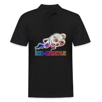 Doctor Ink-redible Incredible Funky Graphic - Männer Poloshirt - Schwarz - Vorne - Kai (181cm)