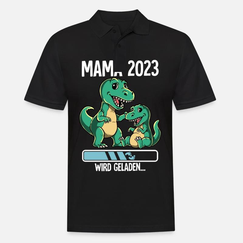 Werdende Mama 2023 - Männer Poloshirt - Schwarz