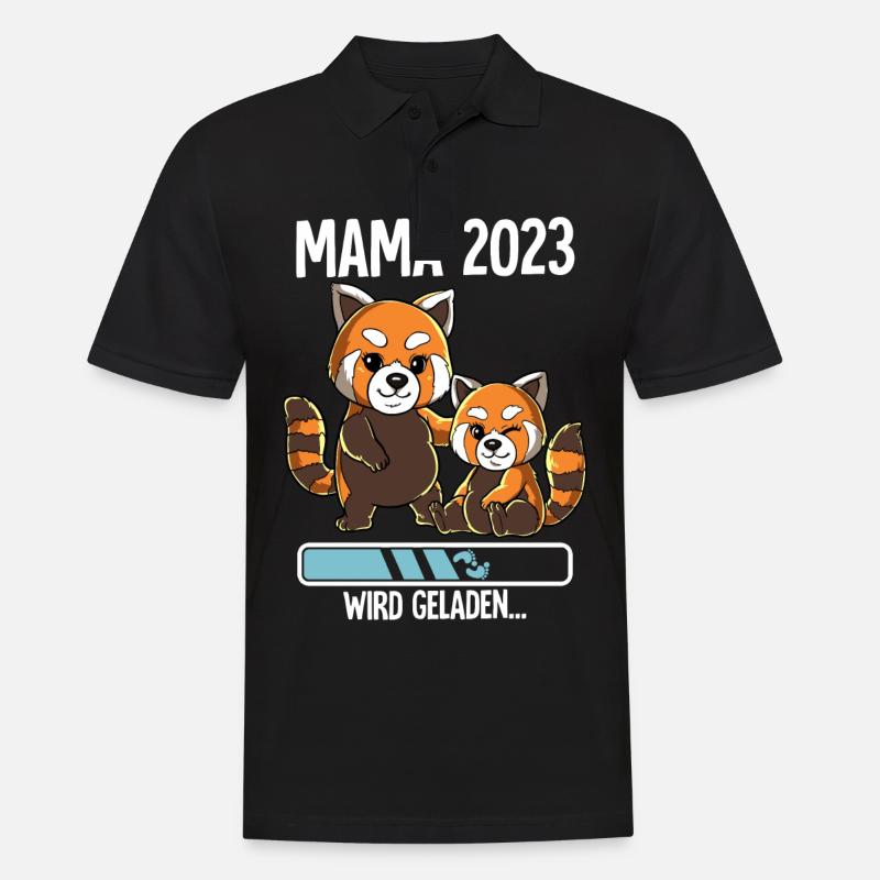 Werdende Mama 2023 - Männer Poloshirt - Schwarz