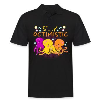 Octopus Octopus Sea Tentacle Octopus Octopus Octopus - Men's Polo Shirt - black - Front - Kai (181cm)