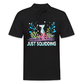 Octopus Octopus Sea Tentacle Octopus Octopus Octopus - Men's Polo Shirt - black - Front - Kai (181cm)