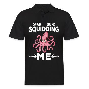 Octopus Octopus Sea Tentacle Octopus Octopus Octopus - Men's Polo Shirt - black - Front - Kai (181cm)