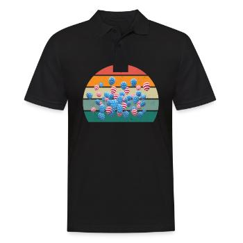 États-Unis Américains États-Unis - Polo Homme - noir - Devant - Kai (181cm)