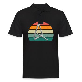 Triangle Player Triangle Player Sound Triangle - Men's Polo Shirt - black - Front - Kai (181cm)
