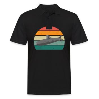 U-boater submariner submariner submarine - Men's Polo Shirt - black - Front - Kai (181cm)