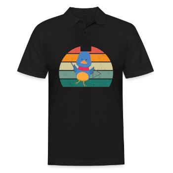 Triangle Player Triangle Player Sound Triangle - Men's Polo Shirt - black - Front - Kai (181cm)