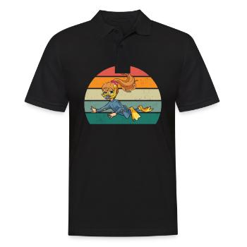 Plongeur Plongée Plongée Oxygène Plongée - Polo Homme - noir - Devant - Kai (181cm)