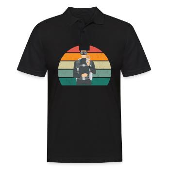 Plongeur Plongée Plongée Oxygène Plongée - Polo Homme - noir - Devant - Kai (181cm)