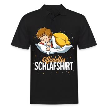 Offizielles Schlafshirt Junge - Männer Poloshirt - Schwarz - Vorne - Kai (181cm)