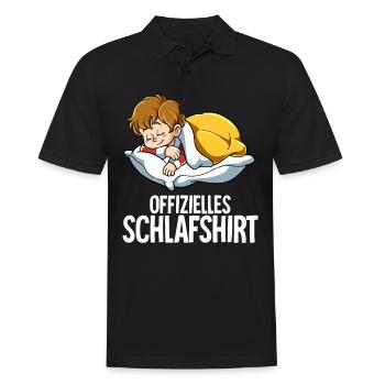 Offizielles Schlafshirt Junge - Männer Poloshirt - Schwarz - Vorne - Kai (181cm)