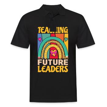Primary School Teacher Kindergarten Educator - Men's Polo Shirt - black - Front - Kai (181cm)