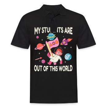 Primary School Teacher Kindergarten Educator - Men's Polo Shirt - black - Front - Kai (181cm)