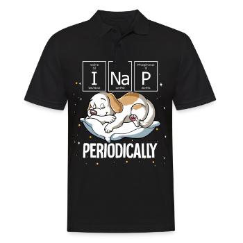 Sleeping Dog I Nap Periodically - Men's Polo Shirt - black - Front - Kai (181cm)