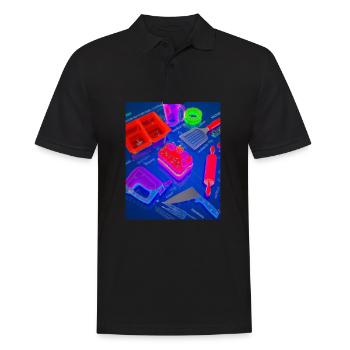Accessoires de cuisson Tartes Blueprint Chef Pâtissier Gâteau - Polo Homme - noir - Devant - Kai (181cm)