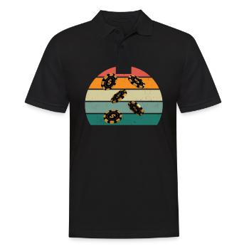 Stratégie de chance du joueur de poker Texas Hold’em Poker - Polo Homme - noir - Devant - Kai (181cm)