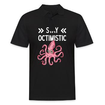 Octopus Octopus Sea Tentacle Octopus Octopus Octopus - Men's Polo Shirt - black - Front - Kai (181cm)