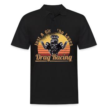 Racing Driver Racing Car Tuning Racing Motorsport - Men's Polo Shirt - black - Front - Kai (181cm)