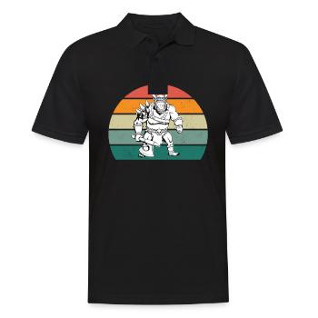 Orks Orkfestung Orkwaffe grausamer Ork Fantasy Ork - Männer Poloshirt - Schwarz - Vorne - Kai (181cm)