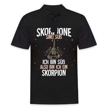 Skorpione Sind Süß Skorpion - Männer Poloshirt - Schwarz - Vorne - Kai (181cm)