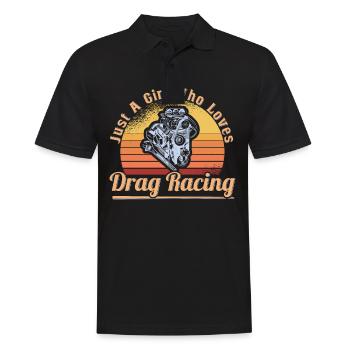 Racing Driver Racing Car Tuning Racing Motorsport - Men's Polo Shirt - black - Front - Kai (181cm)
