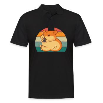Rodents Rodents Hamster Rat Mouse Squirrel - Men's Polo Shirt - black - Front - Kai (181cm)