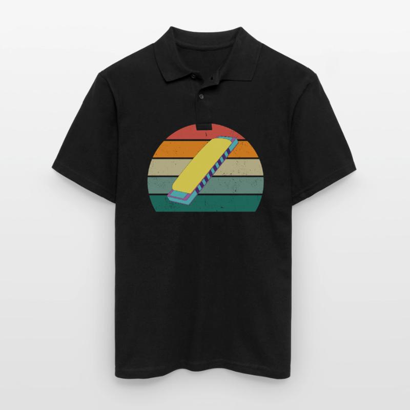 Harmonica Harmonica Joueur d’harmonica Harmonicas Polo Homme
