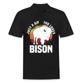 Buffle Bison Buffle Amérindien - Polo Homme - noir - Devant - Kai (181cm)