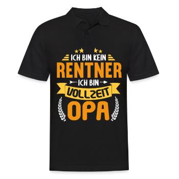 Rente 2023 Ruhestand Abschied Rentner 2023 - Männer Poloshirt - Schwarz - Vorne - Kai (181cm)