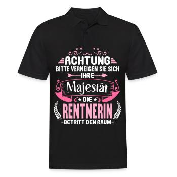 Rente 2023 Ruhestand Abschied Rentnerin 2023 - Männer Poloshirt - Schwarz - Vorne - Kai (181cm)