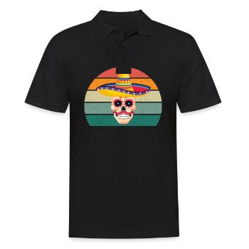 mexikanisches Essen Tacos Taco Tapas Nachos Mexiko - Männer Poloshirt - Schwarz - Vorne - Kai (181cm)