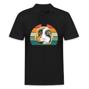 Guinea pig guinea pig mom guinea pig - Men's Polo Shirt - black - Front - Kai (181cm)
