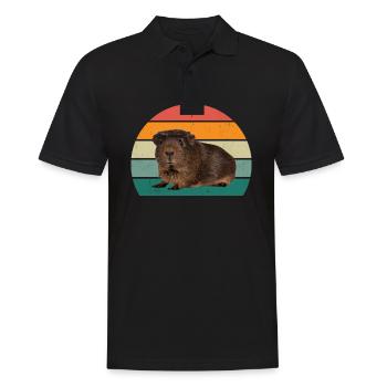 Guinea pig guinea pig mom guinea pig - Men's Polo Shirt - black - Front - Kai (181cm)